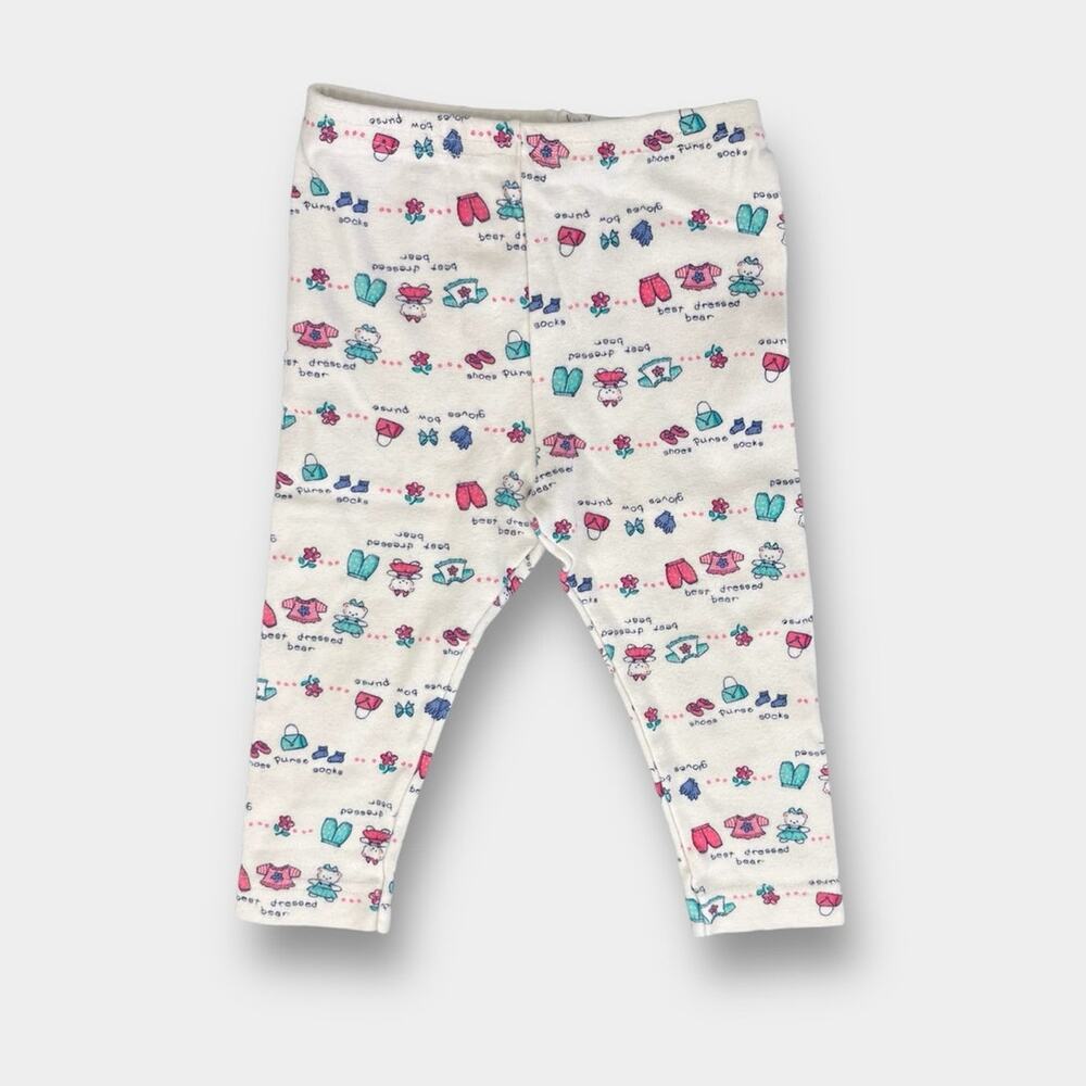 Vintage OshKosh B'gosh Best Dressed Bear Leggings 24 Months USA